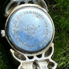 Load image into Gallery viewer, Watch, Sterling Silver With CZ, Lenox Butterfly
