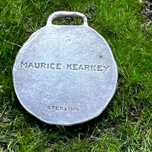 Load image into Gallery viewer, Watch Fob, Sterling Silver, Professional Golfer's Org, Maurice Kearney