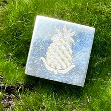 Load image into Gallery viewer, Pendant, Sterling Silver, South Carolina Palm Tree and Moon, Obverse Pineapple