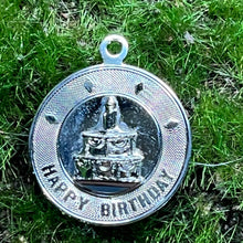 Load image into Gallery viewer, Charm, Sterling Silver, Happy Birthday with 3D Cake