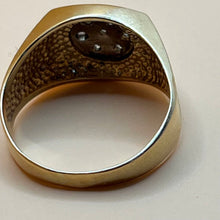Load image into Gallery viewer, Ring, 10K Yellow Gold, 7 1.5 mm Diamonds, size 9