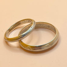 Load image into Gallery viewer, Ring, 14K Yellow and White Gold, Men's and Women's Matching Set, size 11 1/4 and 7 1/4