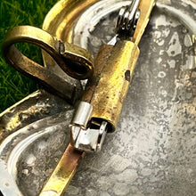 Load image into Gallery viewer, Pendant, Sterling Silver, Silver Heart with Gold Border, Full Circle, Large