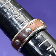 Load image into Gallery viewer, Ring, Sterling Silver, Wood Inlay, Size 6