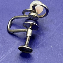 Load image into Gallery viewer, Earrings and Brooch Set, Mikimoto Tokyo, Akoya Pearls and Sterling, Screw Back