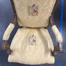 Load image into Gallery viewer, Vintage Louis XV Style Embroidered Armchair