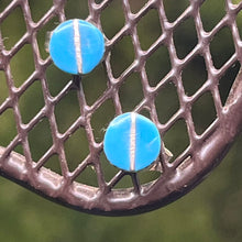 Load image into Gallery viewer, Earrings, Sterling Silver, Turquoise, Native American, Rowena Laweka