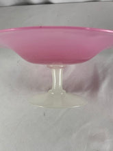 Load image into Gallery viewer, Compote Bowl, Steuben Rosaline and Alabaster