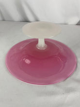 Load image into Gallery viewer, Compote Bowl, Steuben Rosaline and Alabaster