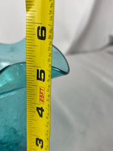 Load image into Gallery viewer, Vase, Aqua Green Crackle Handblown, Bischoff