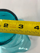 Load image into Gallery viewer, Vase, Aqua Green Crackle Handblown, Bischoff