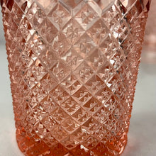 Load image into Gallery viewer, Glass, 10 oz Flat Tumbler, Set of Two, Pink, Anchor Hocking Miss America
