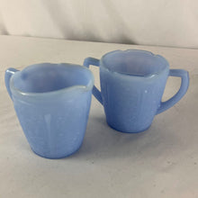 Load image into Gallery viewer, Sugar and Creamer, Child's Open, Delphite, Jeanette Cherry Blossom