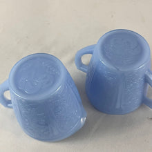 Load image into Gallery viewer, Sugar and Creamer, Child's Open, Delphite, Jeanette Cherry Blossom