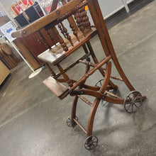 Load image into Gallery viewer, Vintage/Antique Convertible High Chair To Stroller