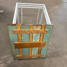 Load image into Gallery viewer, Outdoor Iron End Table With Custom Wood Top