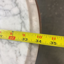 Load image into Gallery viewer, Mahogany Parlor Table With Marble Top