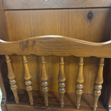 Load image into Gallery viewer, Vintage Ethan Allen Antiqued Old Tavern Pine Double Magazine Newspaper Rack