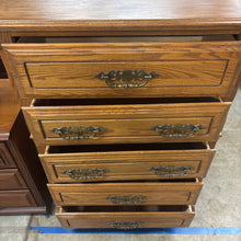 Load image into Gallery viewer, 1970s Oak Tall Boy Dresser