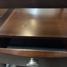 Load image into Gallery viewer, Side Table With Smoked Glass Top