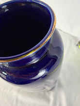 Load image into Gallery viewer, Beautiful Decorative Kutani Cobalt Blue Vase with Pheasant