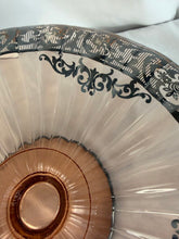 Load image into Gallery viewer, Amazing Compote Bowl, Pink Glass, Heisey, Silver Overlay