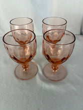 Load image into Gallery viewer, Wine Glass, Set of 4, Flamingo Pink, 1940s Heisey Yeoman