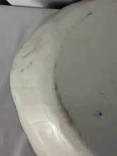 Load image into Gallery viewer, Platter, Antique Flow Blue, Marked France, Turkeys