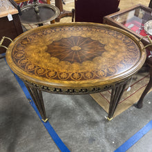 Load image into Gallery viewer, Handcrafted Regency Inlaid Tray Table