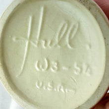 Load image into Gallery viewer, Vintage Hull Pottery Woodland 3 Pattern Ewer Pitcher Vase