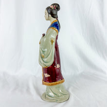 Load image into Gallery viewer, Vintage Ceramic Chinese Lady Figurine