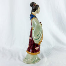 Load image into Gallery viewer, Vintage Ceramic Chinese Lady Figurine