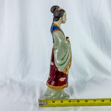 Load image into Gallery viewer, Vintage Ceramic Chinese Lady Figurine