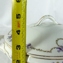 Load image into Gallery viewer, Vintage Karsbad Austrian Empire Floral Patterned Covered Dish