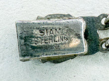 Load image into Gallery viewer, Vintage Sterling Silver Siam Motif Bracelet