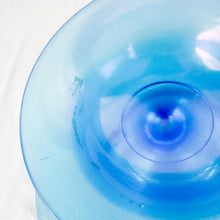 Load image into Gallery viewer, Vintage Fenton Celeste Blue Stretch Sherbet Cup and Cake Plate Set