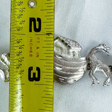 Load image into Gallery viewer, Vintage Sterling Silver Noah's Ark Bracelet, 6.5 inches