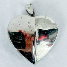 Load image into Gallery viewer, Pendant, Sterling Silver, Vintage Hollow Heart