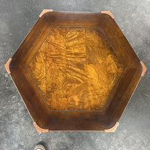 Load image into Gallery viewer, Burley Wood Hexagonal End Table