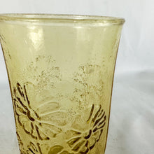 Load image into Gallery viewer, Vintage Anchor Hocking 10 oz. Amber Daisy Glass