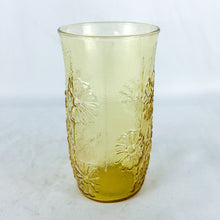 Load image into Gallery viewer, Vintage Anchor Hocking 10 oz. Amber Daisy Glass