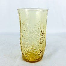 Load image into Gallery viewer, Vintage Anchor Hocking 10 oz. Amber Daisy Glass