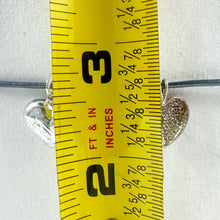 Load image into Gallery viewer, Vintage Sterling Silver Heart Charms Necklace