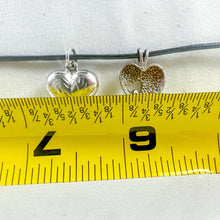 Load image into Gallery viewer, Vintage Sterling Silver Heart Charms Necklace