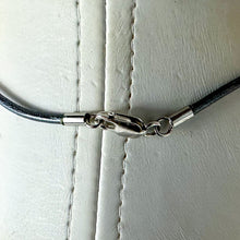 Load image into Gallery viewer, Vintage Sterling Silver & Cubic Zirconia Heart Pendant Necklace