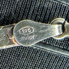 Load image into Gallery viewer, Vintage Sterling Silver Herringbone Chain Bracelet, 7 inches