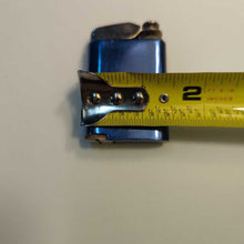 Load image into Gallery viewer, 1930s Kent Anodized Blue Metal Body Perfume Pump Atomizer, Engraved "Margie"