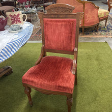 Load image into Gallery viewer, Antique Victorian Eastlake Style Parlor Chair