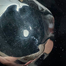 Load image into Gallery viewer, 1930s L.E. Smith Black Glass Tripod Bowl