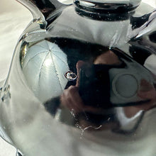 Load image into Gallery viewer, 1930s L.E. Smith Black Glass Tripod Bowl